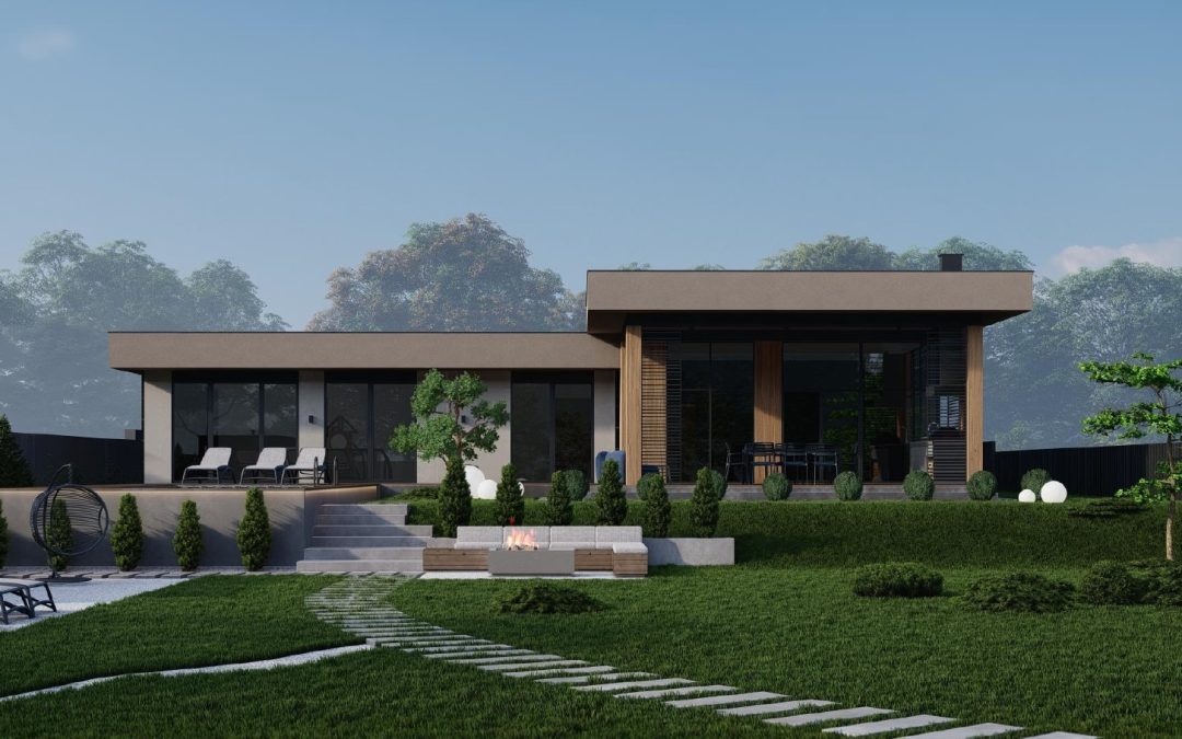Архітектура житлового будинку 250 м²
